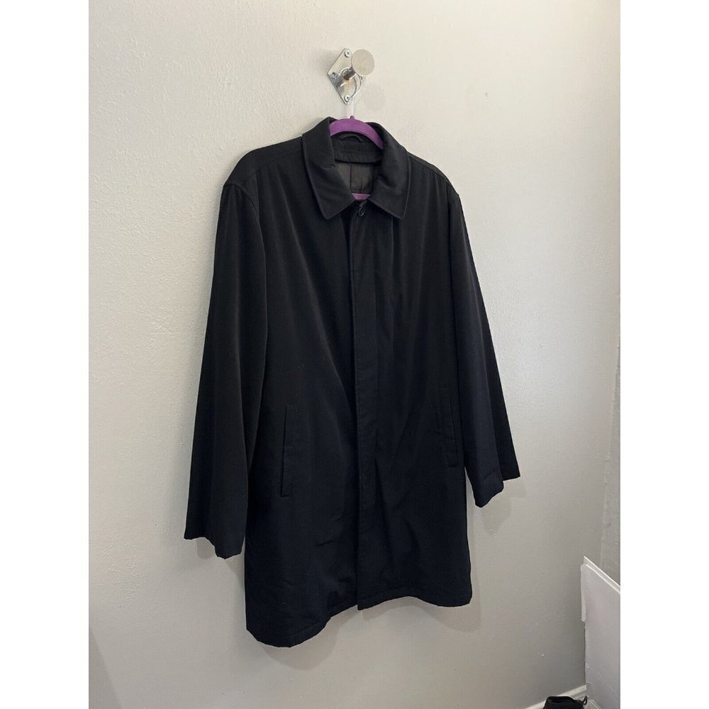 Express men medium double layer removable trench … - image 3